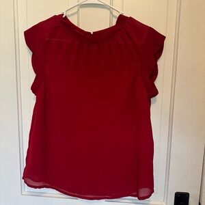 Monteau Red Blouse